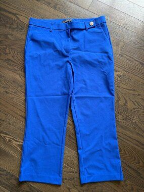 Cobalt Blue Cropped Pants